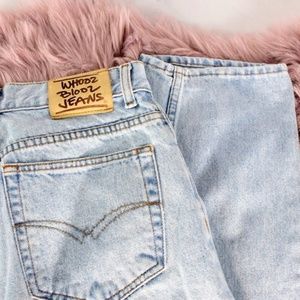 Vintage 90s High Waist Light Acid Wash Jeans 31